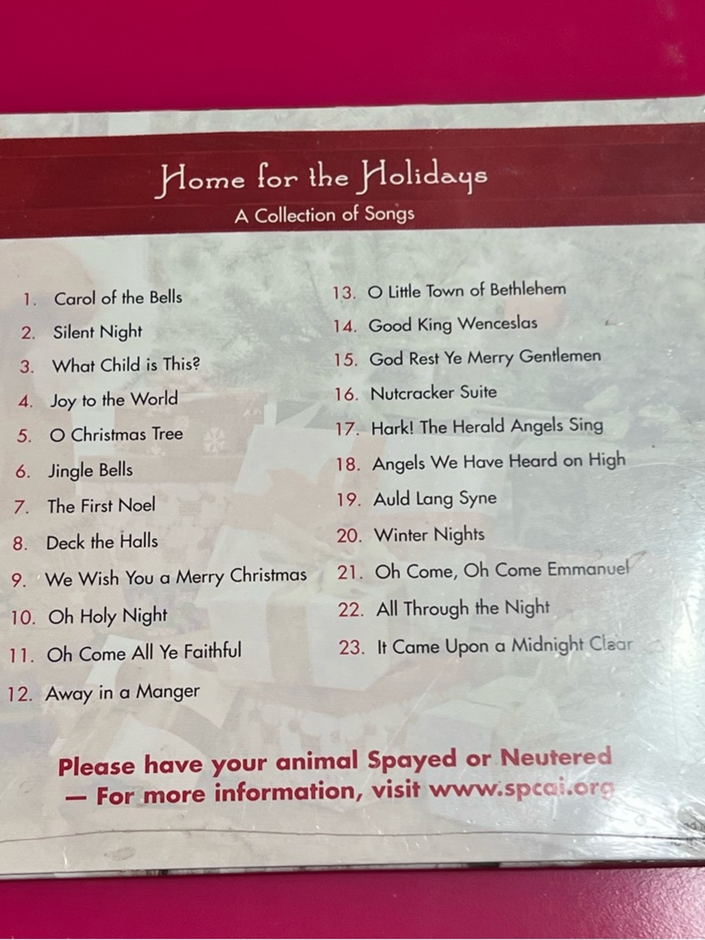 Home For the Holidays - A Collection of Christmas Songs - CD - Picture 2 of 2